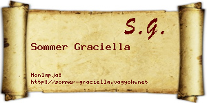 Sommer Graciella névjegykártya